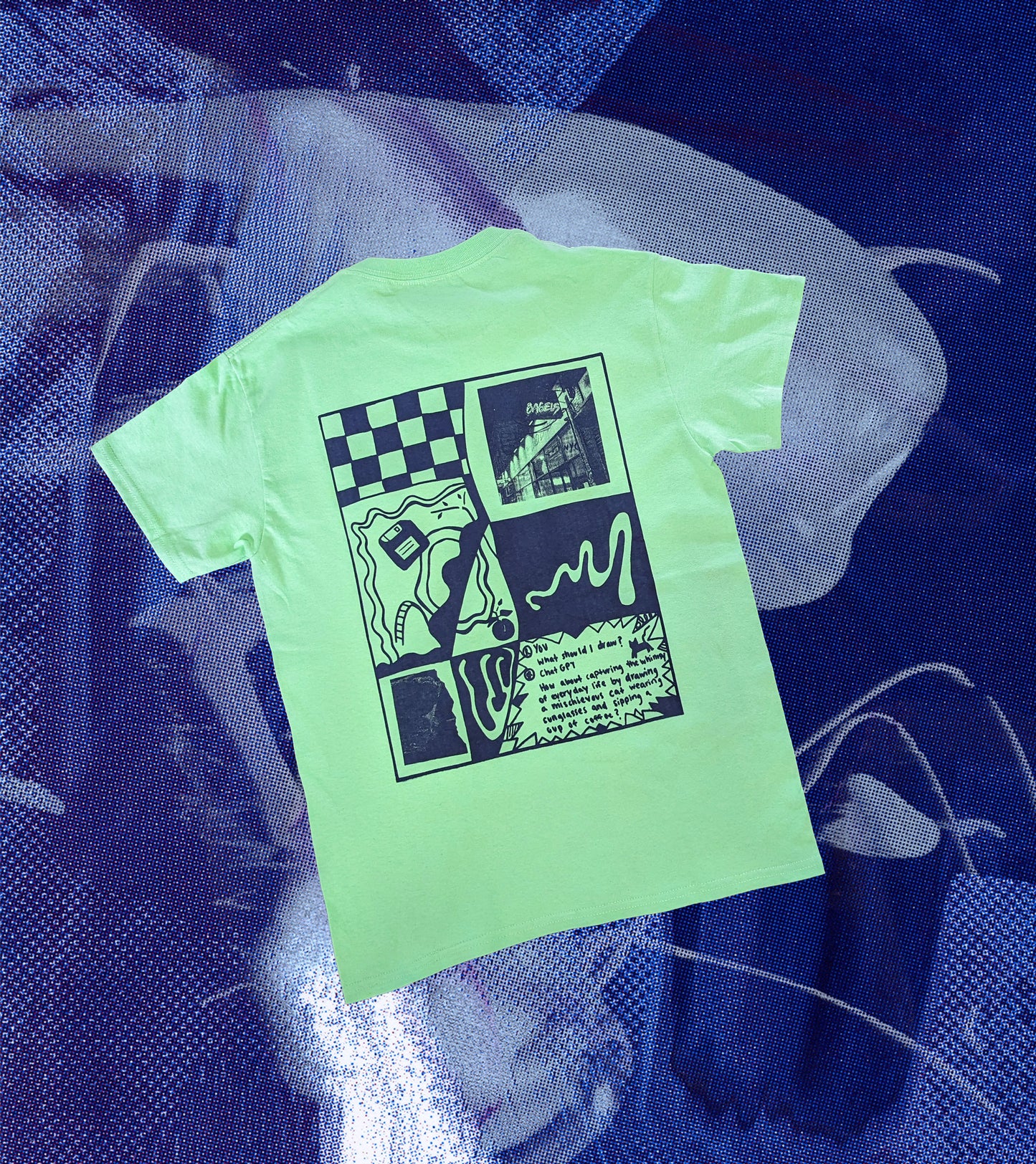 Funky Grid Tee