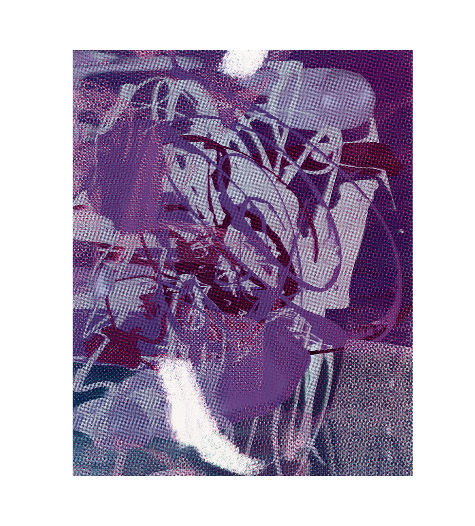 screenprint - "marble mac tac I"