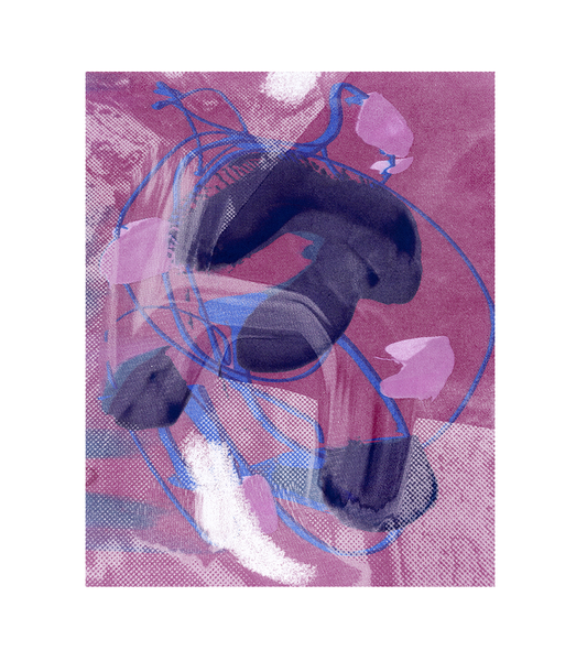 screenprint  - marble mac tac VI