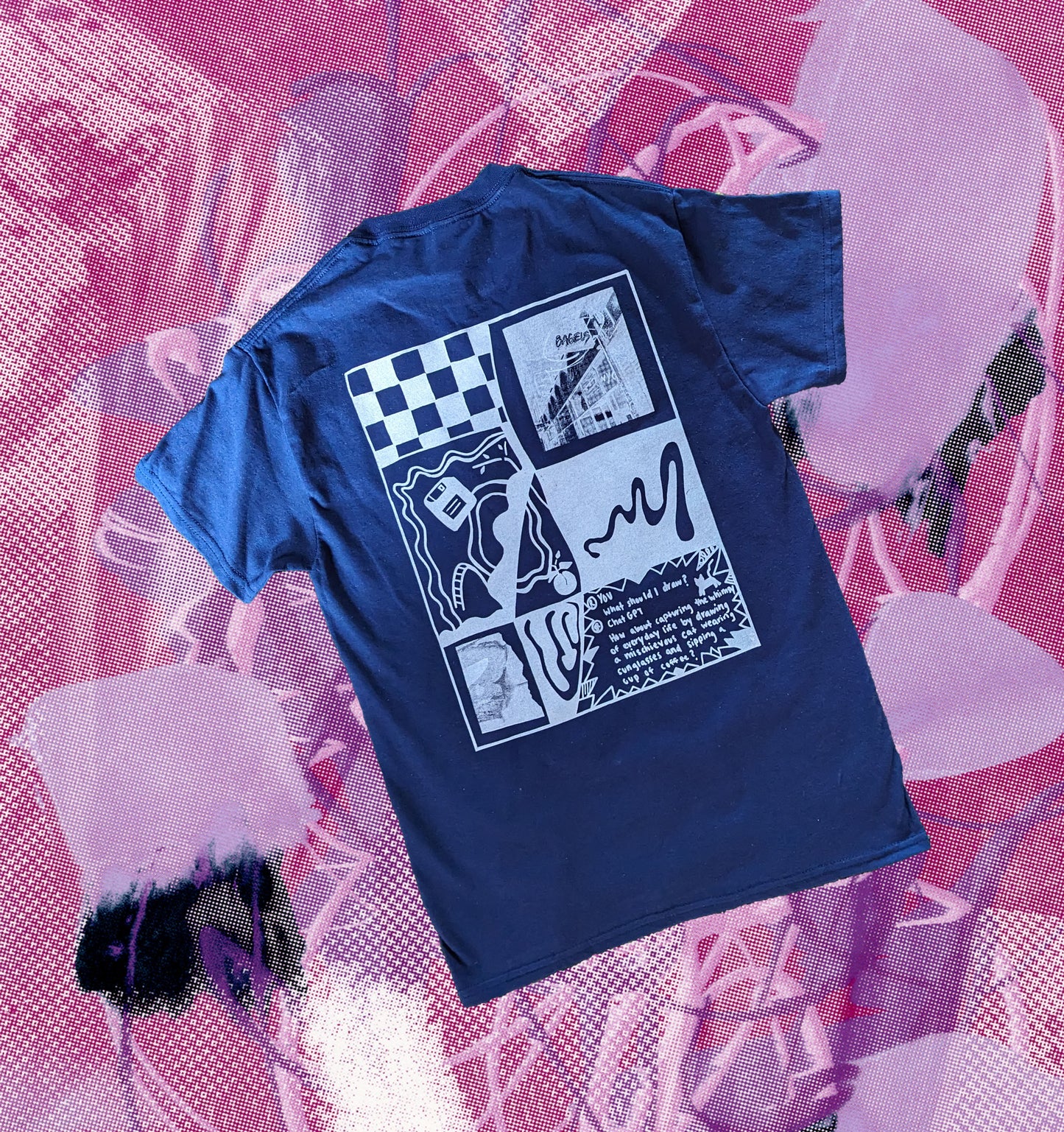 Funky Grid Tee